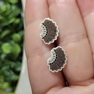 RBG Dissent Collar Stud Earrings
